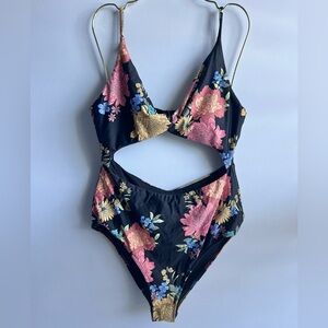 O'Neill Women's Kali Floral-Print One-Piece Swimsuit Size XL